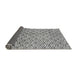 Sideview of Abstract Gray Modern Rug, abs3311gry