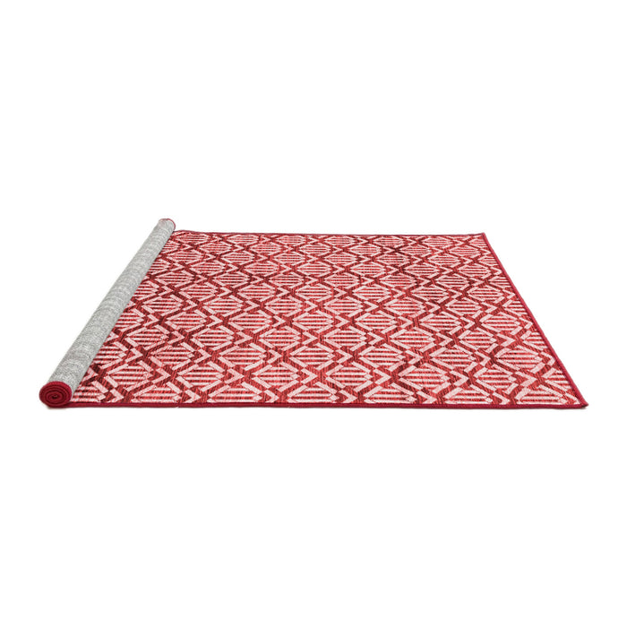 Modern Red Washable Rugs