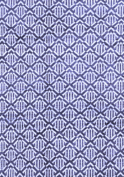 Abstract Blue Modern Rug, abs3311blu