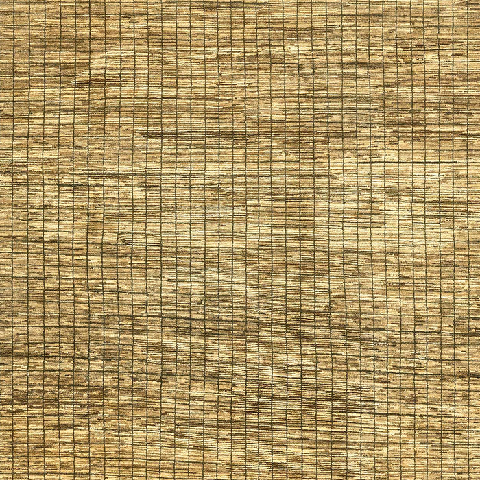 Machine Washable Abstract Chrome Gold Yellow Rug, wshabs3312