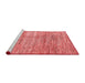 Modern Red Washable Rugs