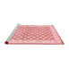 Modern Red Washable Rugs