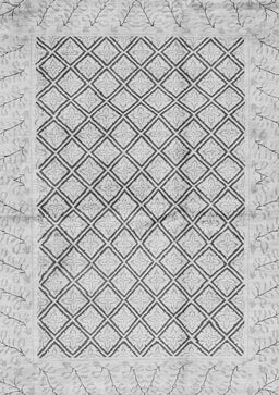 Abstract Gray Modern Rug, abs3313gry