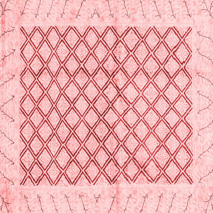 Abstract Red Modern Rug, abs3313red