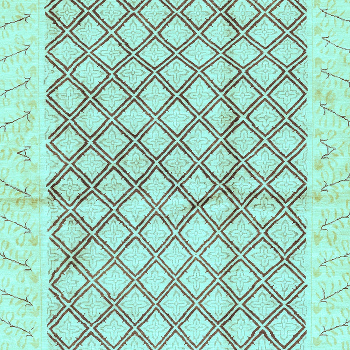 Machine Washable Abstract Light Blue Modern Rug, wshabs3313lblu