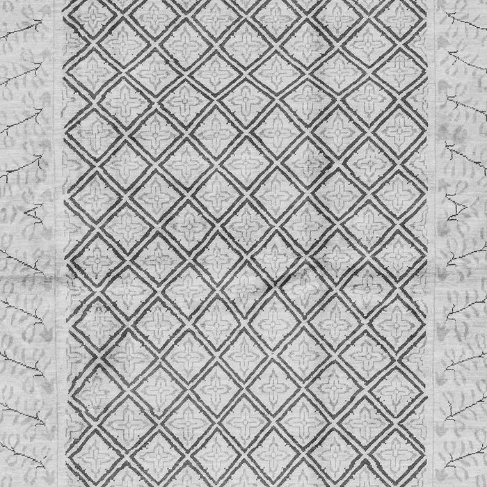 Machine Washable Abstract Gray Modern Rug, wshabs3313gry