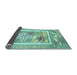 Sideview of Abstract Light Blue Modern Rug, abs3315lblu