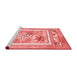 Modern Red Washable Rugs