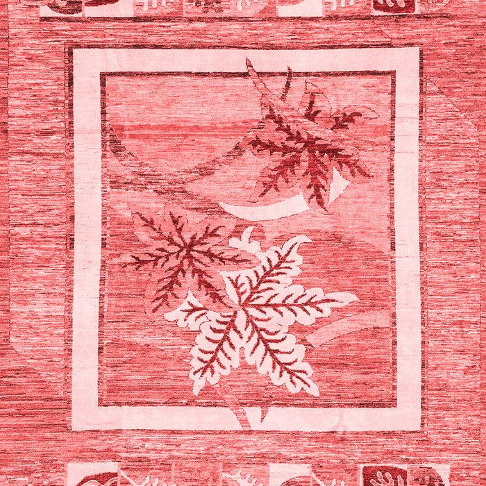 Abstract Red Modern Area Rugs