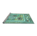 Sideview of Machine Washable Abstract Light Blue Modern Rug, wshabs3315lblu