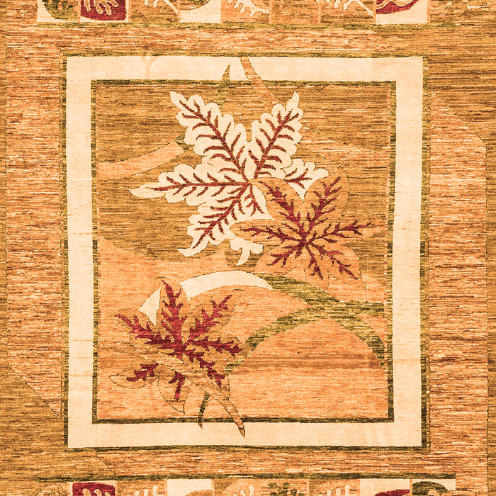 Abstract Orange Modern Rug, abs3315org