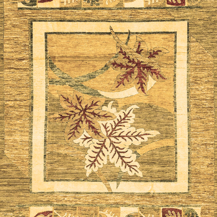 Abstract Brown Modern Rug, abs3315brn