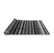 Sideview of Abstract Gray Modern Rug, abs3316gry