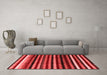 Modern Red Washable Rugs