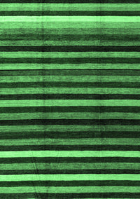 Abstract Emerald Green Modern Rug, abs3316emgrn