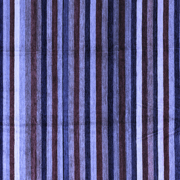 Square Abstract Blue Modern Rug, abs3316blu