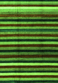 Abstract Green Modern Rug, abs3316grn