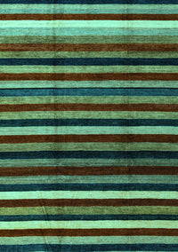 Abstract Turquoise Modern Rug, abs3316turq