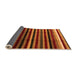 Sideview of Abstract Orange Modern Rug, abs3316org