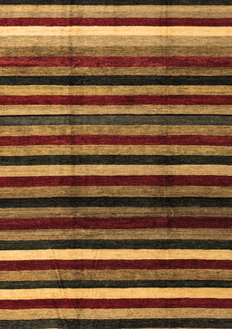 Abstract Brown Modern Rug, abs3316brn