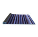 Sideview of Abstract Blue Modern Rug, abs3316blu