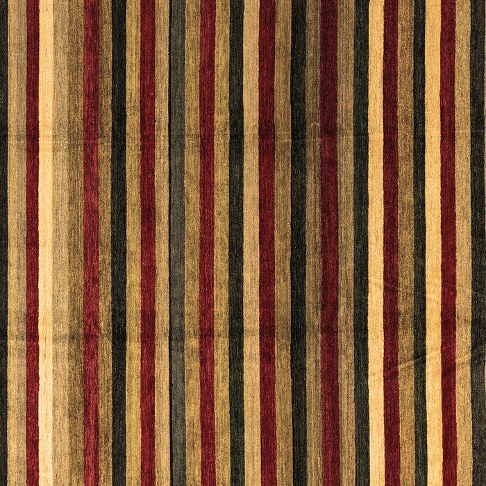Square Abstract Brown Modern Rug, abs3316brn
