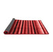 Abstract Red Modern Area Rugs