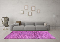 Machine Washable Abstract Purple Modern Rug, wshabs3317pur