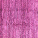 Square Abstract Pink Modern Rug, abs3317pnk