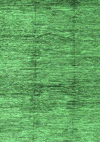 Abstract Emerald Green Modern Rug, abs3317emgrn