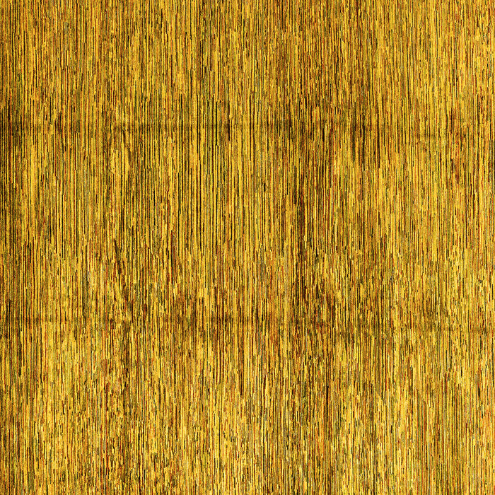 Square Abstract Yellow Modern Rug, abs3317yw