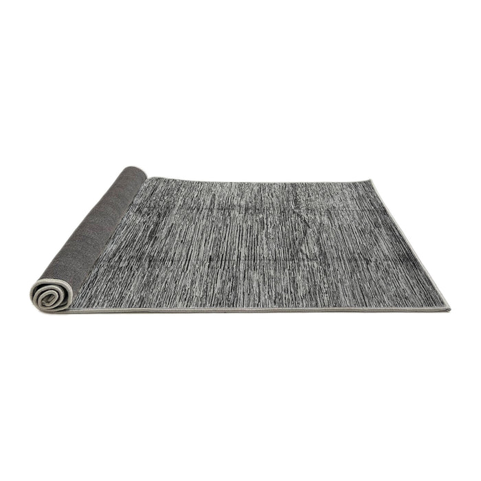 Sideview of Abstract Gray Modern Rug, abs3317gry