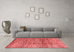 Modern Red Washable Rugs