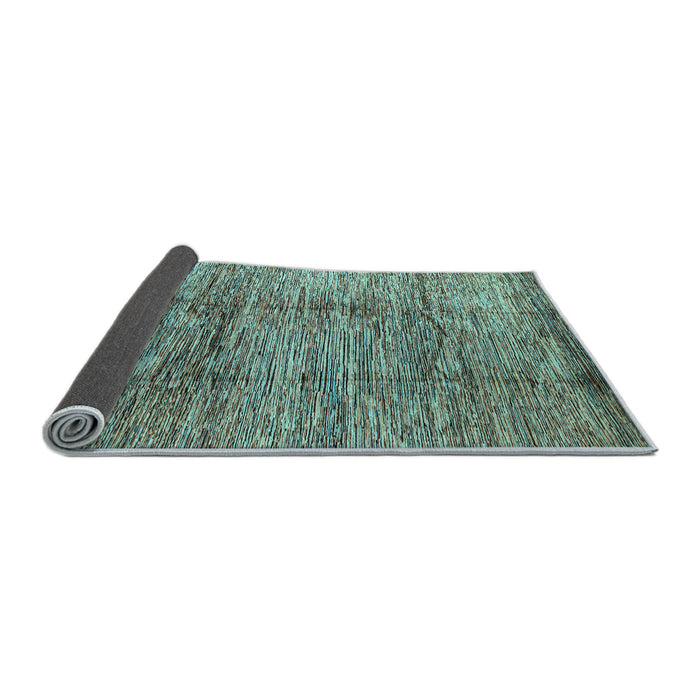 Sideview of Abstract Light Blue Modern Rug, abs3317lblu