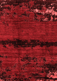 Abstract Red Modern Rug, abs3318red