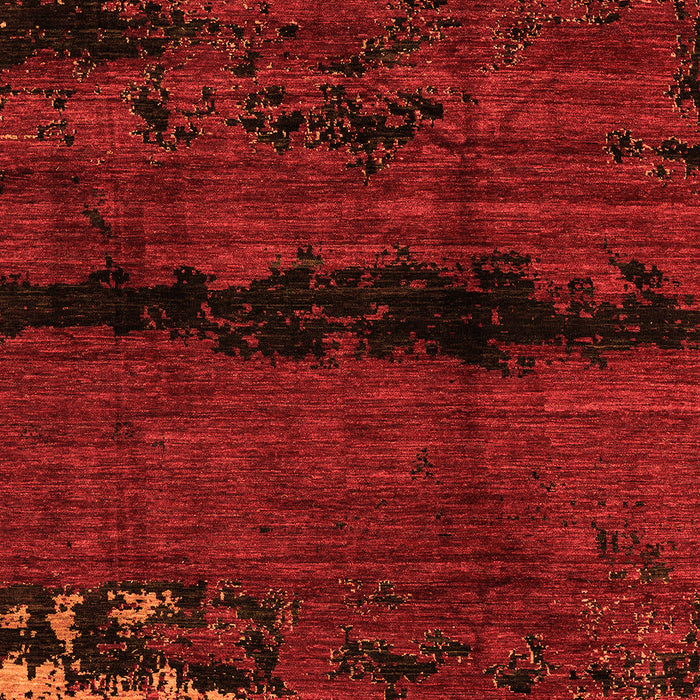 Abstract Orange Modern Rug, abs3318org