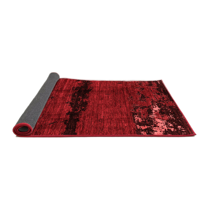 Abstract Red Modern Area Rugs