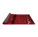 Abstract Red Modern Area Rugs