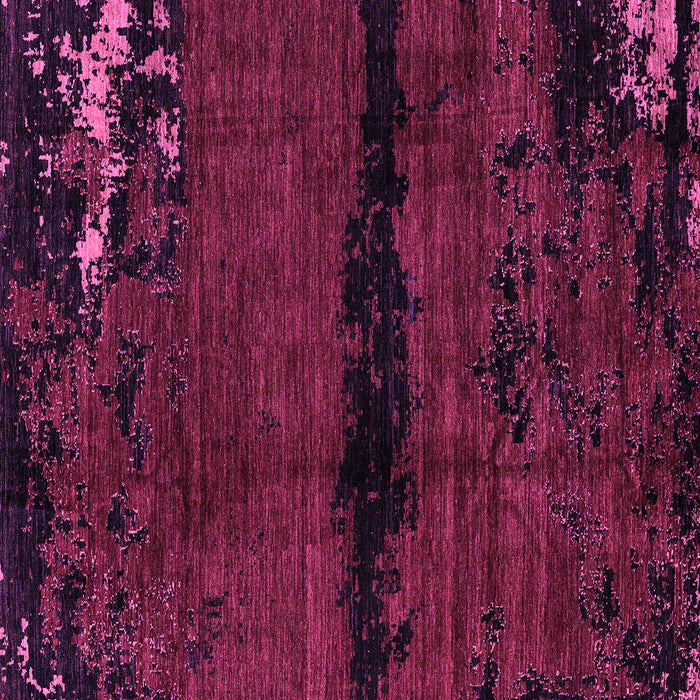 Square Machine Washable Abstract Purple Modern Area Rugs, wshabs3318pur