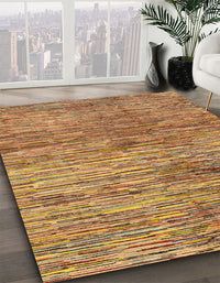 Abstract Orange Modern Rug, abs3319