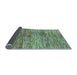 Sideview of Abstract Light Blue Modern Rug, abs3319lblu