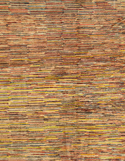 Machine Washable Abstract Orange Rug, wshabs3319