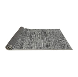 Sideview of Abstract Gray Modern Rug, abs3319gry