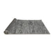 Sideview of Abstract Gray Modern Rug, abs3319gry