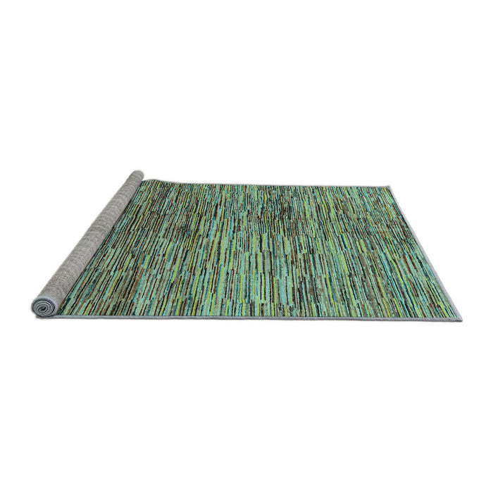 Sideview of Machine Washable Abstract Light Blue Modern Rug, wshabs3319lblu