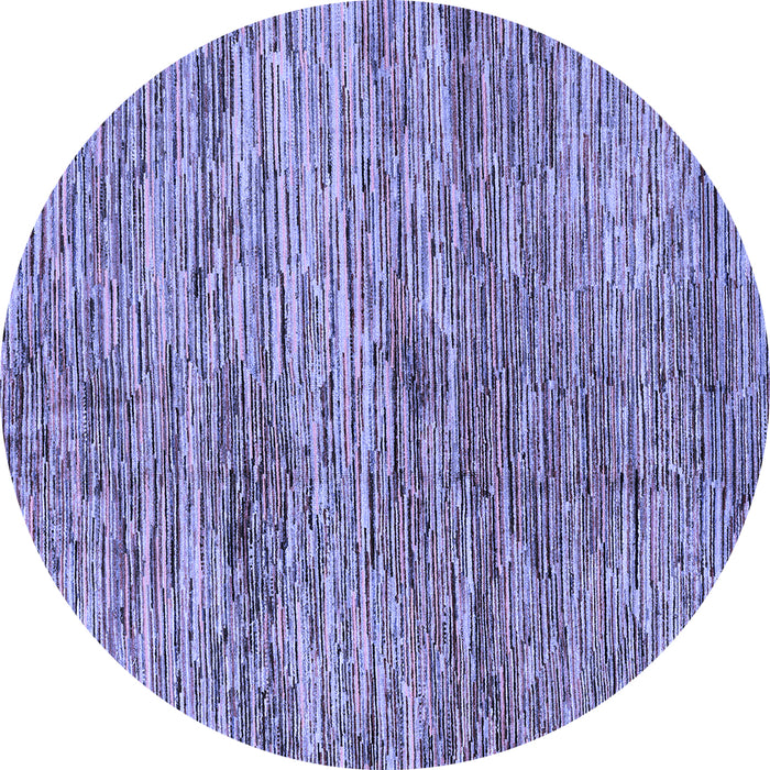 Round Machine Washable Abstract Blue Modern Rug, wshabs3319blu
