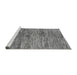 Sideview of Machine Washable Abstract Gray Modern Rug, wshabs3319gry