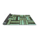 Sideview of Abstract Light Blue Modern Rug, abs331lblu