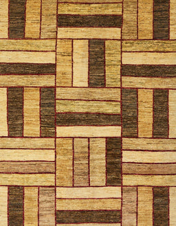 Machine Washable Abstract Orange Rug, wshabs331