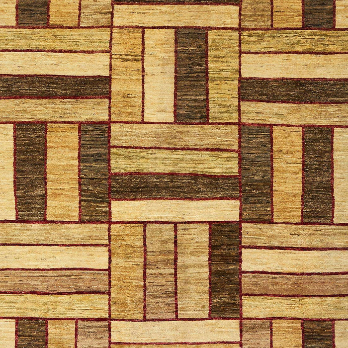 Machine Washable Abstract Orange Rug, wshabs331